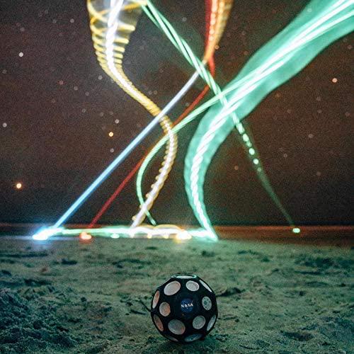 Waboba NASA Moon Ball - Bounces Out of This World - Original Patented Design - Craters Make Pop Sounds When It Hits The Ground - Easy to Grip, Colour - Black/Gray