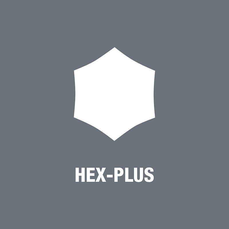 Wera 354 Hex-Plus Screwdriver For Hexagon Socket Screws, 3.0 x 75 mm