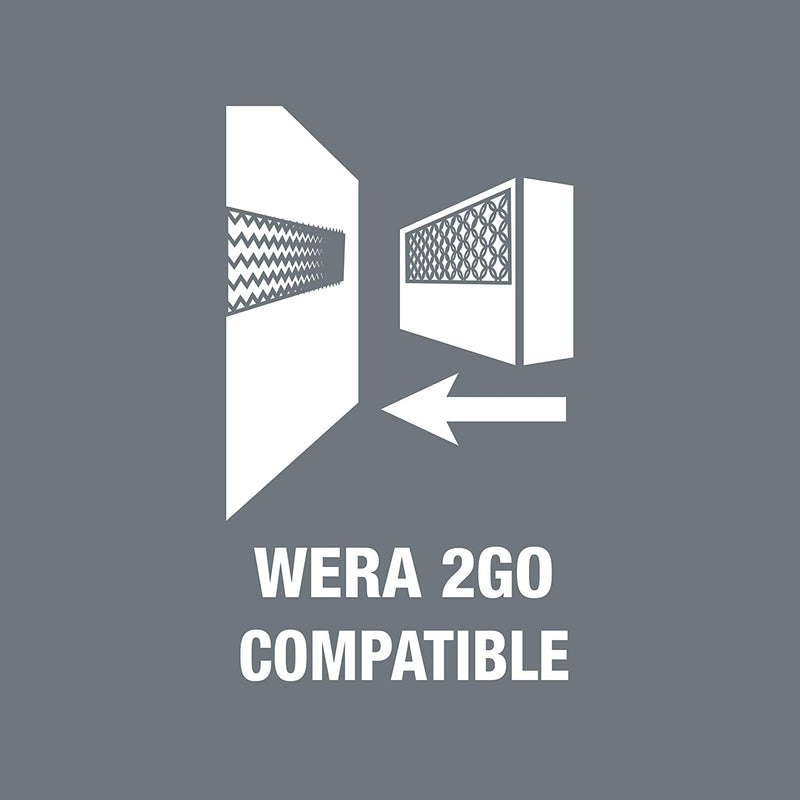 Wera 5059295001 KK 60 Kraft Form Kompakt Nut Drivers 16 Pieces, 17 Pieces
