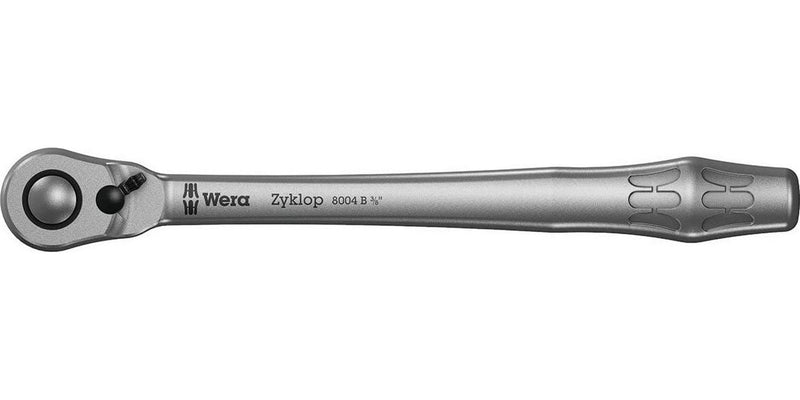 Wera 8100 SB HF 1 Sb Hf 1 Zyklop Metal Ratchet Set with Switch Lever, 3/8-Inch Drive with Holding Function, 13 Pieces, Black (05003785001)