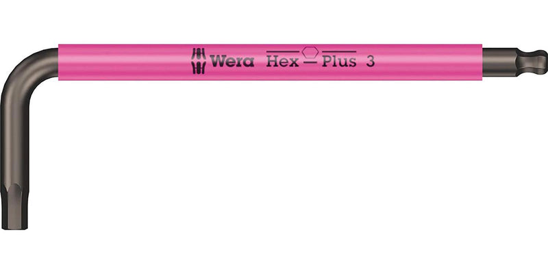 Wera 950/9 Hex-Plus Multicolour 2 Hex-Plus BlackLaser Metric 2 L-Key Set 9 Pieces, 9 Pieces