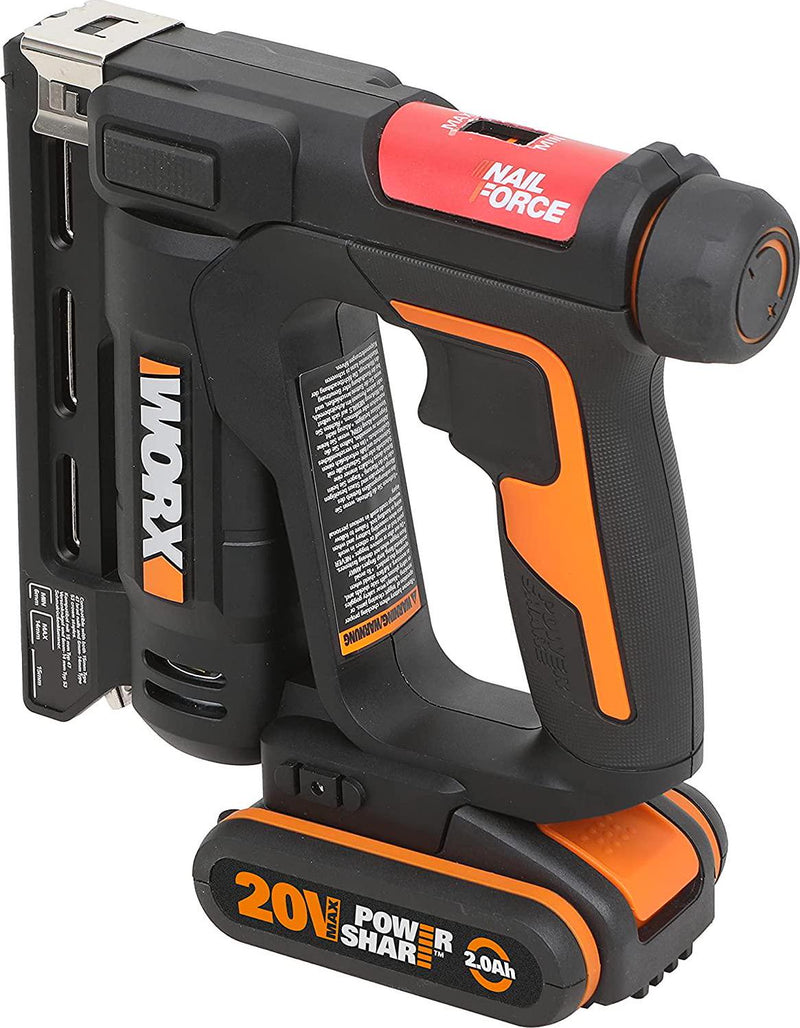 Worx WX843.9 18V (20V MAX) Crown Stapler - (Tool only - Battery and Charger Sold Separately)