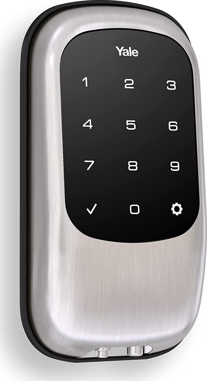 Yale Key-Free Electronic Touchscreen Lock, T1L Classic Design - Satin Nickel