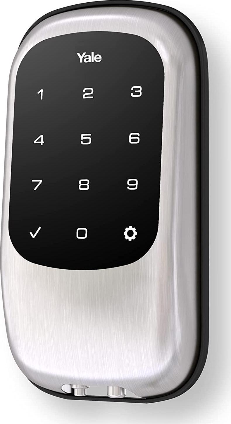 Yale Key-Free Electronic Touchscreen Lock, T1L Classic Design - Satin Nickel