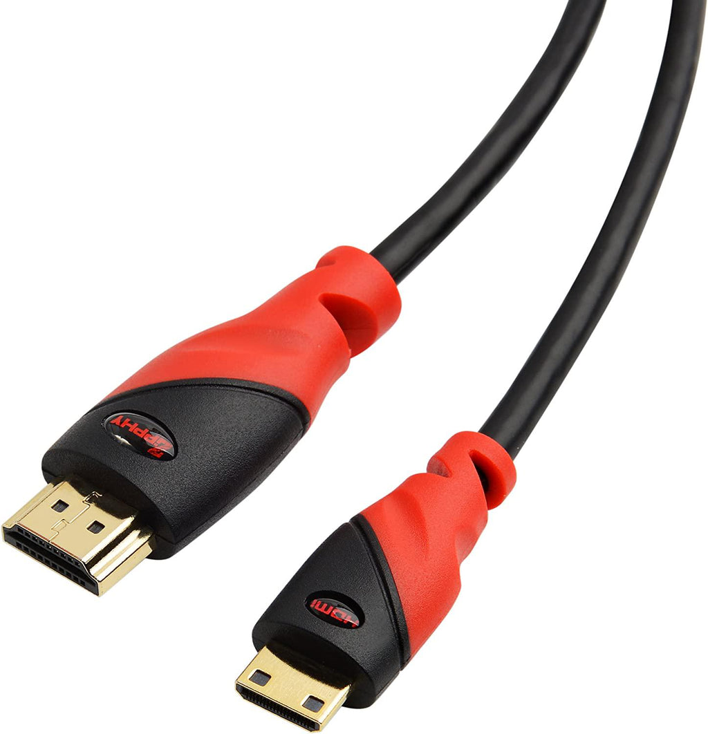 Rankie Mini HDMI to HDMI Cable, High Speed Supports Ethernet 3D and Audio  Return (6 Feet)