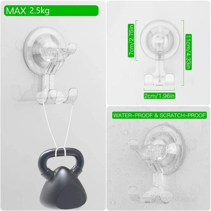 Powerful Vacuum Suction Cup Hook, Removable and Reusable Hook - STORA - 1/Pack