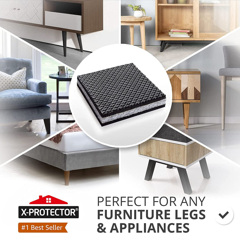 2pcs Floor Protectors No Slide Furniture Gripper Couch Slide Stopper