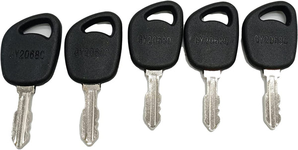 Shiosheng 5PCS Ignition Keys GY20680 for John Deere 100 LA LT SST X Series 1026R L100 L110 L108 L111 L118 L120 L130 LA125 LA130 LA135 LT150 LT155 D110