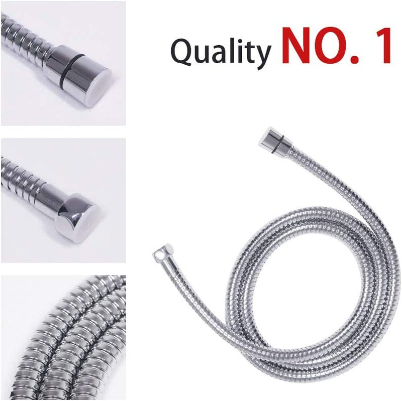 Valuehall Shower Hose Shower Head Hose Extra Long Shower Hose Stainless Steel Replacement Shower Hose with Brass Fittings V7052A