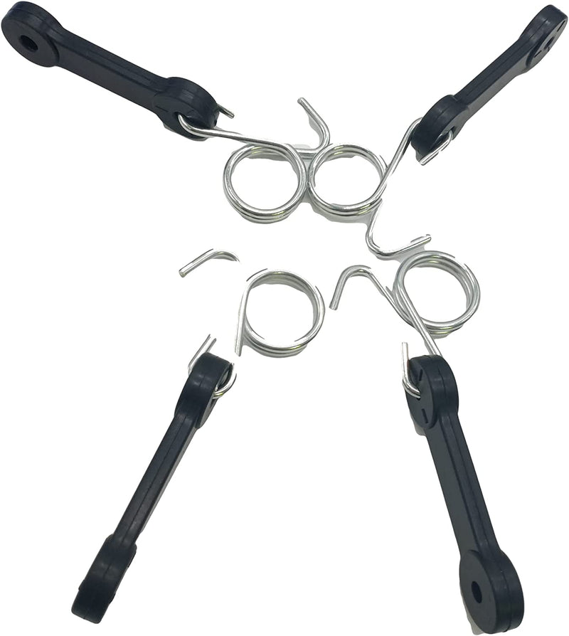 Shiosheng 4Pcs 532160793 160793 Bagger Latch Grass Chute with Hook Bagger Latch Straps for Husqvarna/Poulan/Roper/Sears/Craftsman/Weed Eater/Ayp