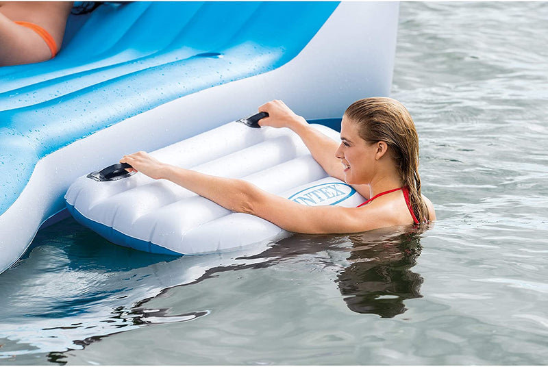 Intex 56299EP Splash 'N Chill Inflatable Island, 16.25 X 21 X 11.75 Inches, Blue/White