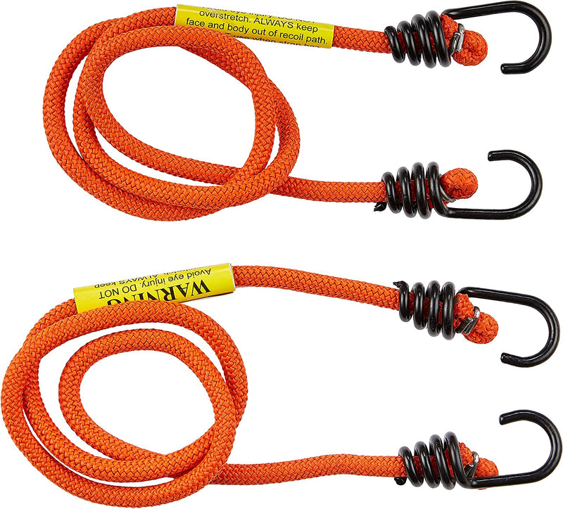 Gripwell Metal Hook Bungee Cord 2 Pieces Set, 8 Mm X 90 Cm Size