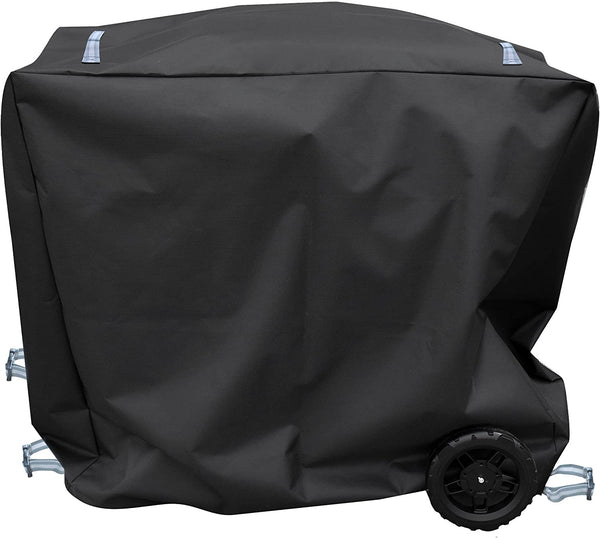 TOHONFOO Grill Cover for Weber 9010001 Traveler Grill Full Cover Length Heavy Duty Waterproof 600D Oxford Fabric Cover