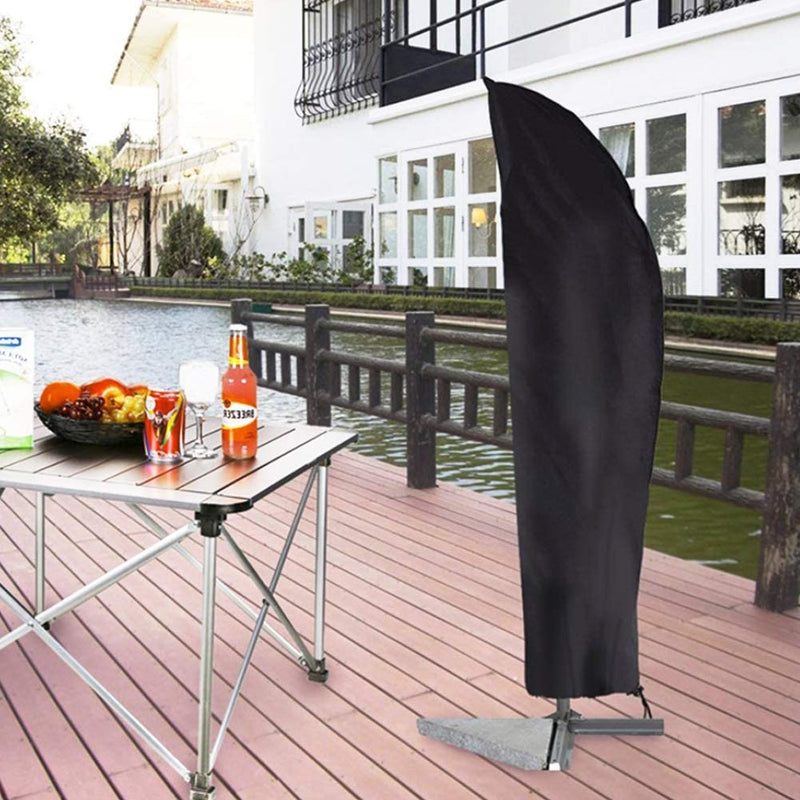 Valuehall Umbrella Cover Waterproof Patio Offset Umbrella Cover Cantilever Outdoor Umbrellas Cover Parasol Covers with Zipper Fits for 9Ft to 11Ft Outdoor Umbrellas V7118