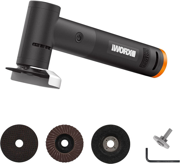 WORX 20V Cordless MAKERX Brushless Angle Grinder Skin (POWERSHARE Battery, Charger & Hubx Not Incl.) - WX741.9