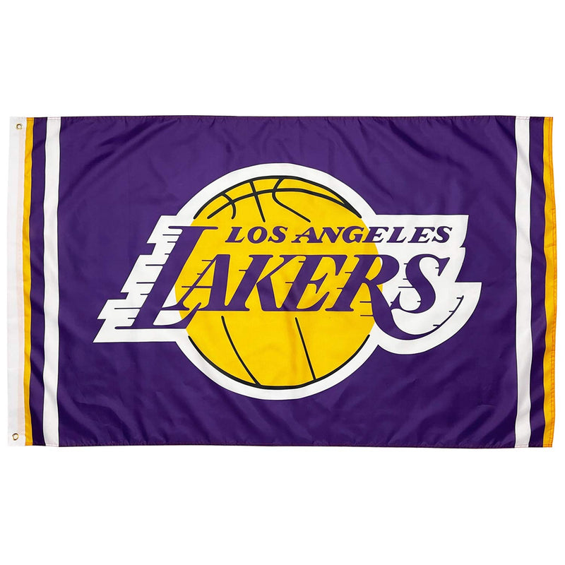 AGUIFLGS Lakers Flag 3×5 Ft with Brass Grommets 100D for Basketball Fan Hang Indoor Outdoor