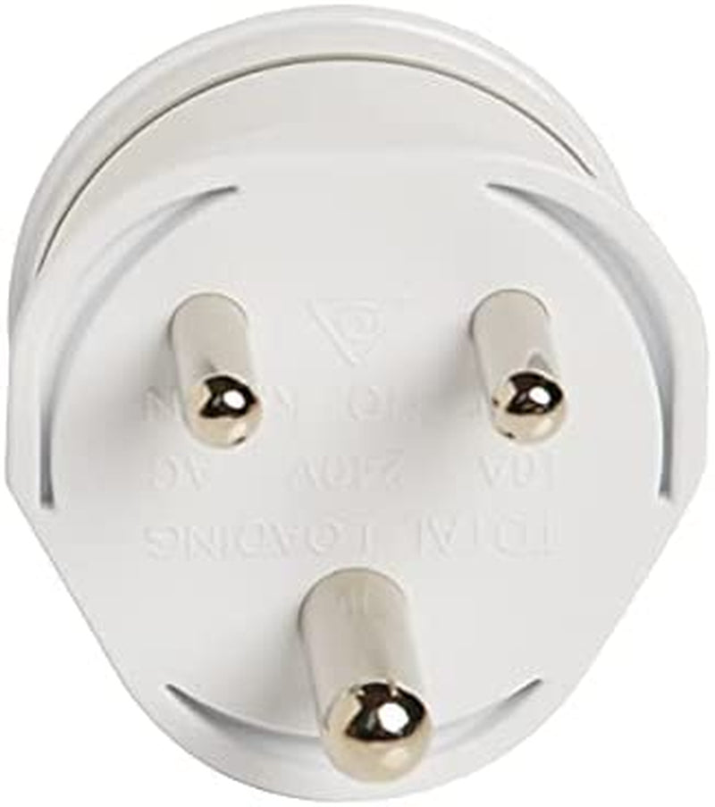 Korjo India Travel Adaptor, for AU/NZ Appliances, Use in In