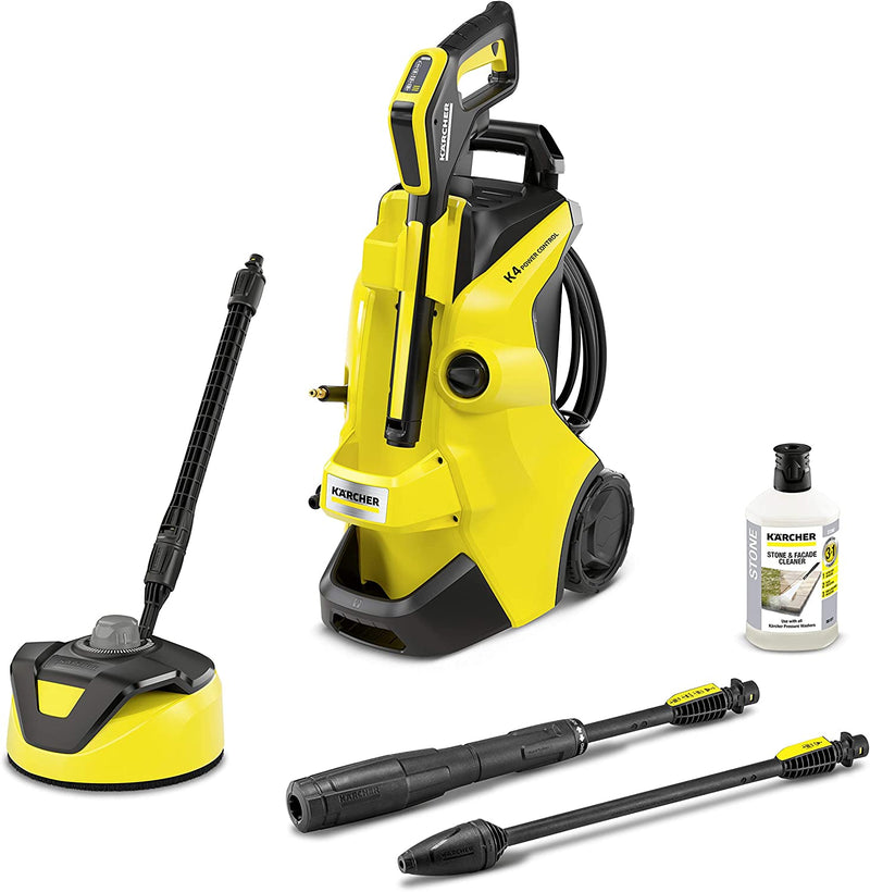 Kärcher K 4 Power Control Home High Pressure Washer: Intelligent App Support - the Right Solution for Heavier Soiling - Incl. Home Kit