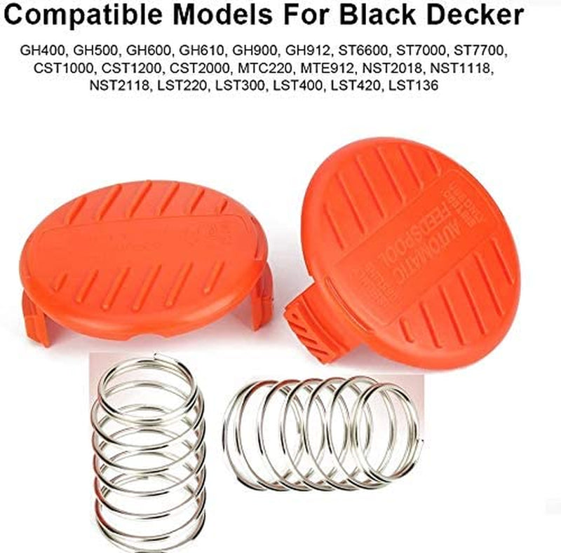 Black & Decker Replacement String Trimmer Spool AF-100-2, 0.065 in