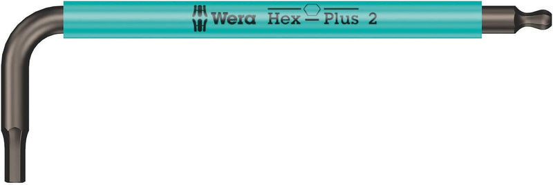 Wera 950/9 Hex-Plus Multicolour 2 Hex-Plus Blacklaser Metric 2 L-Key Set 9 Pieces, 9 Pieces
