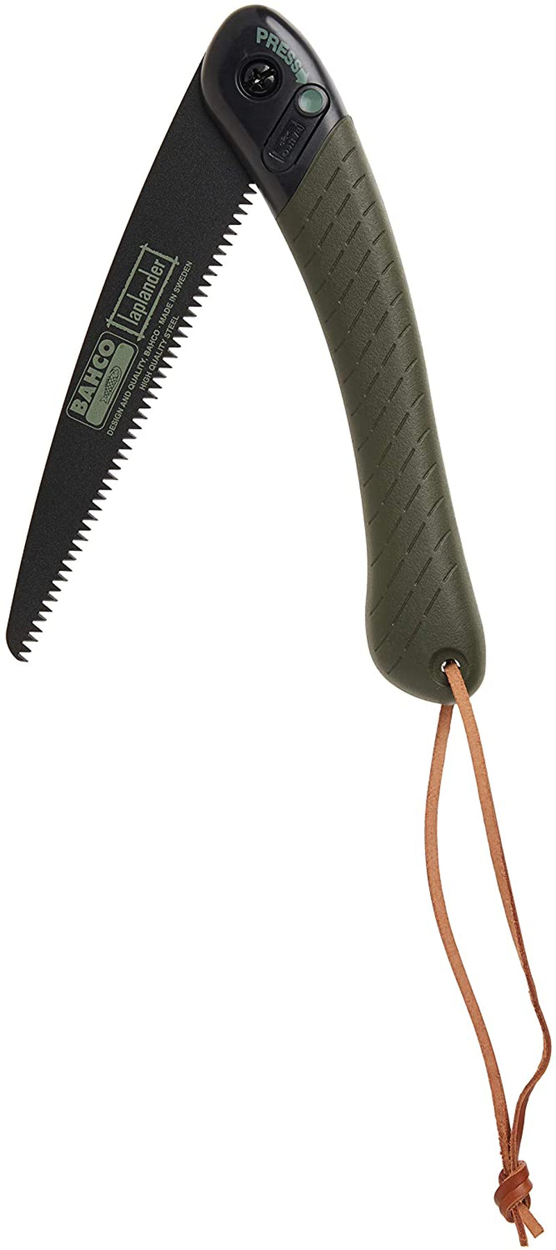 Bahco 396-LAP Laplander Folding Saw, 9-Inch Blade, 7 TPI, Black