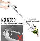 Stand-Up Weeder and Root Removal Tool - Ergonomic Weed Puller with a 33” Tall Handle and Foot Pedal - Easy Weed Grabber Made from Rust-Resistant Steel - 3 Year Warranty