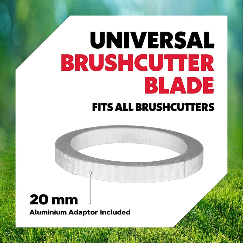 Oregon One-For-All 295507-0 Universal Mulching Brushcutter and Clearing Saw Blade 3 Tooth for Stihl, Husqvarna, Mitox, Echo, Kawasaki and Other Machines