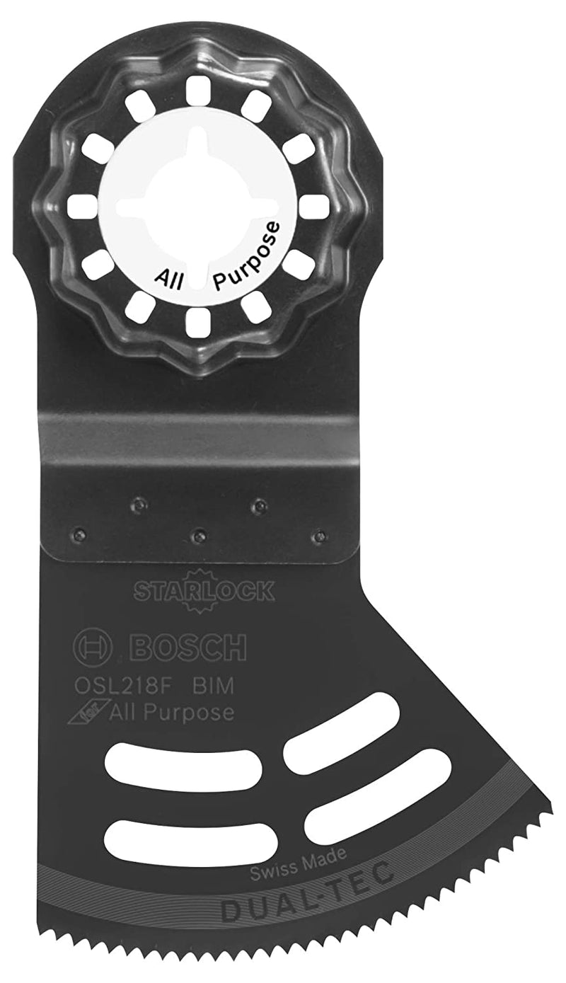 Bosch OSL218F 2-1/8 In. Starlock Oscillating Multi-Tool 2-In-1 Dual-Tec Bi-Metal Plunge Blade
