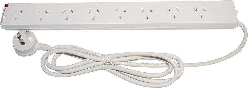 HPM 8 Outlet Surge Protected Powerboard