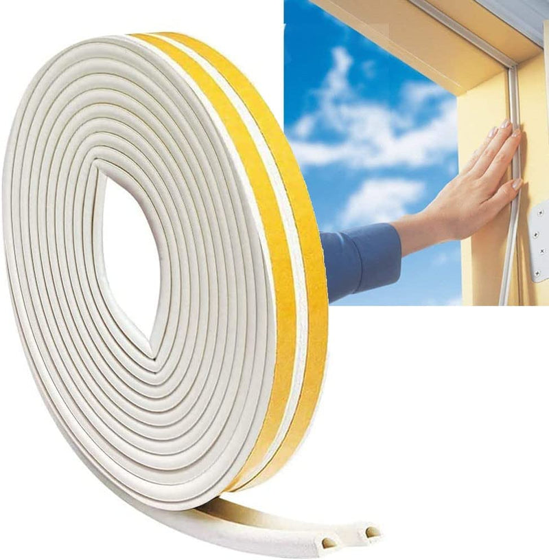 YOUSHARES Window Seal Strip - Draft Excluder for Doors Self Adhesive Foam  Weather Stripping Door Seal Strip Door Insulation Strip Draught Excluder