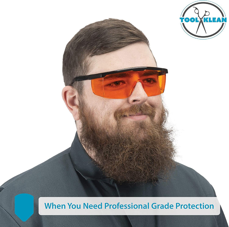 Professional UV Light Safety Glasses - One Size Fits All Polycarbonate