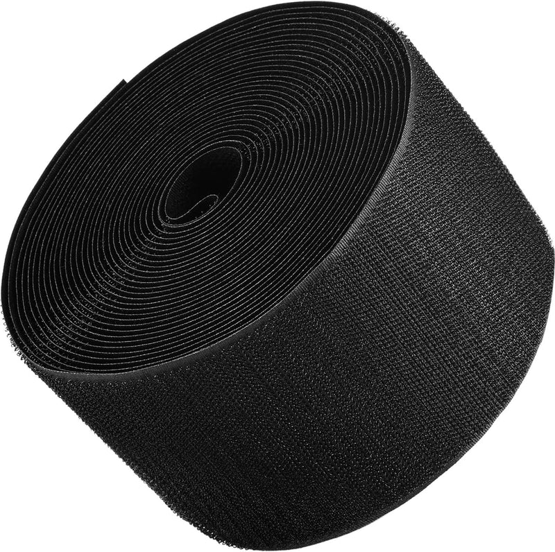 1 Piece (24 Feet in Length) Black Cable Floor Strip Carpet Floor Cord Cover Cable Protector Cable Management, Protect Cords and Prevent a Trip Hazard