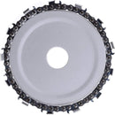 Yakamoz 4-1/2" Angle Grinder Disc 13 Teeth Chain Plate Wood Carving Disc Cutting Blade for 7/8" Arbor Angle Grinder Woodworking Cutter Tool