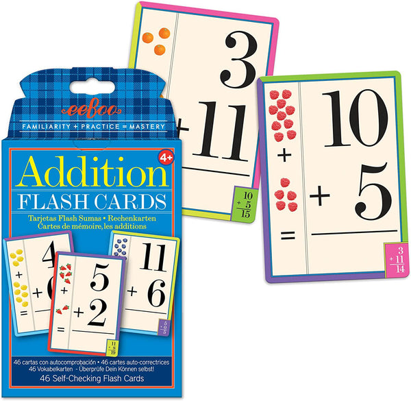 eeBoo Addition Flash Cards