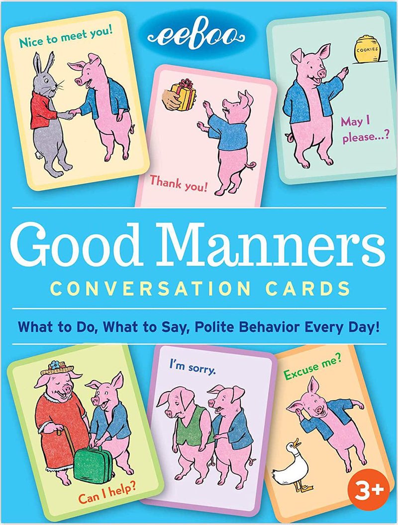 eeBoo Good Manners Conversation Flash Cards