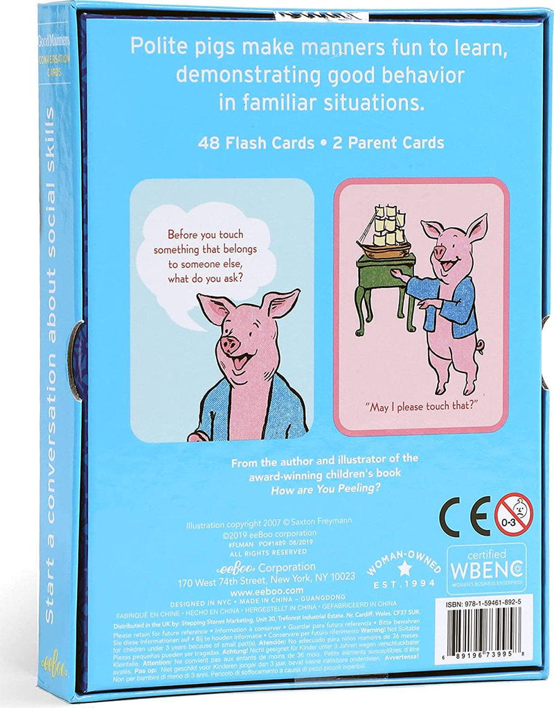 eeBoo Good Manners Conversation Flash Cards