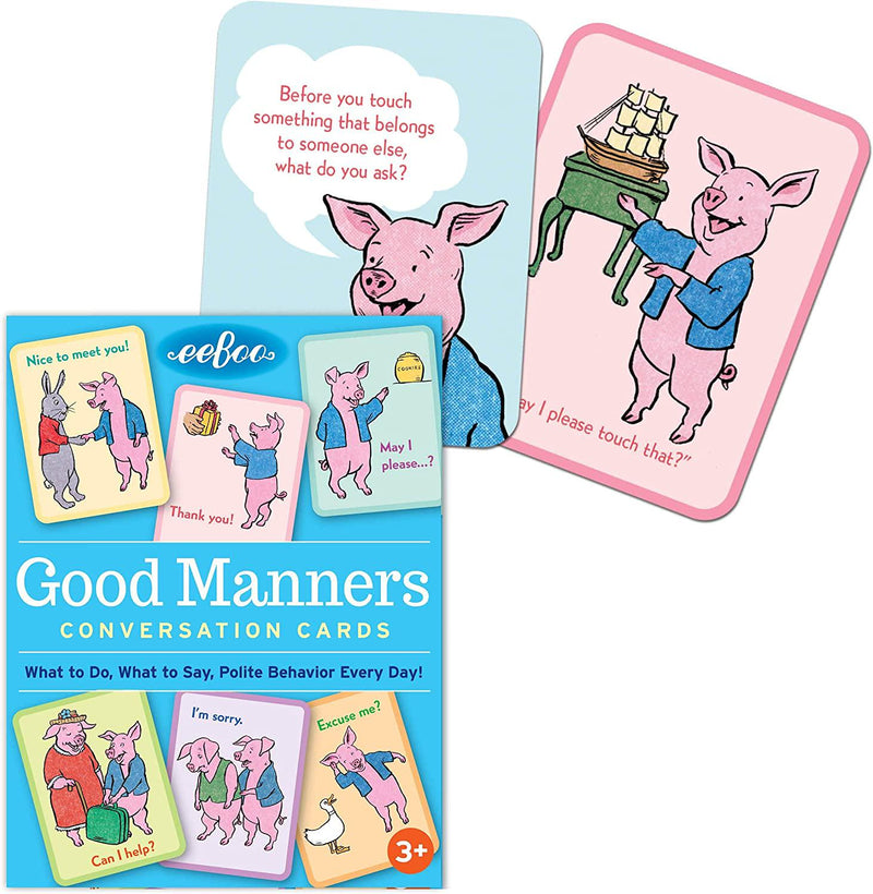 eeBoo Good Manners Conversation Flash Cards