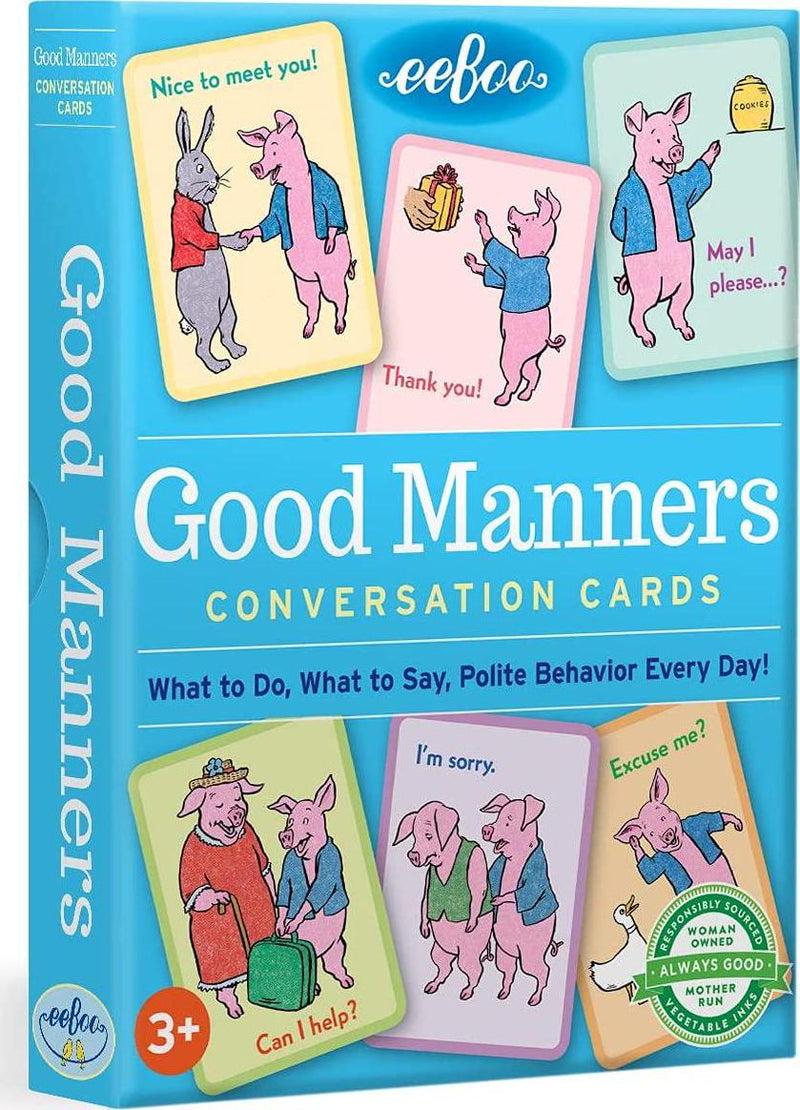 eeBoo Good Manners Conversation Flash Cards