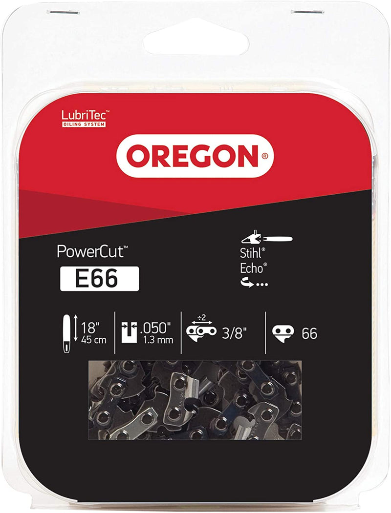 Oregon E66 Powercut 18-Inch Chainsaw Chain, Fits Stihl, Echo