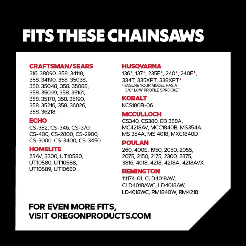 Oregon S62X3 3 Pack Saw Chains