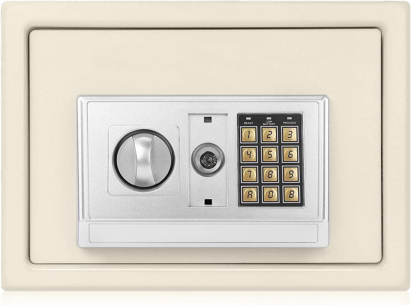 Flexzion Digital Safe Box with Keypad Lock | Security Cabinet