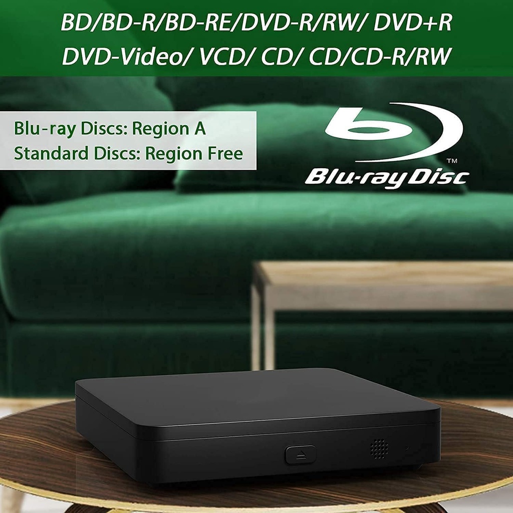 Didar Blu Ray DVD Player - Ultra Mini 1080P Home Theater