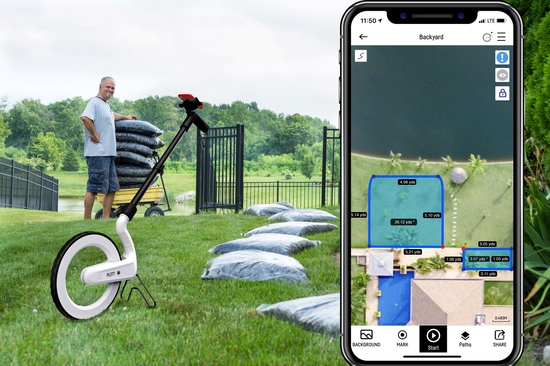 Digital Mapping Wheel - Measure & Map in Real Time