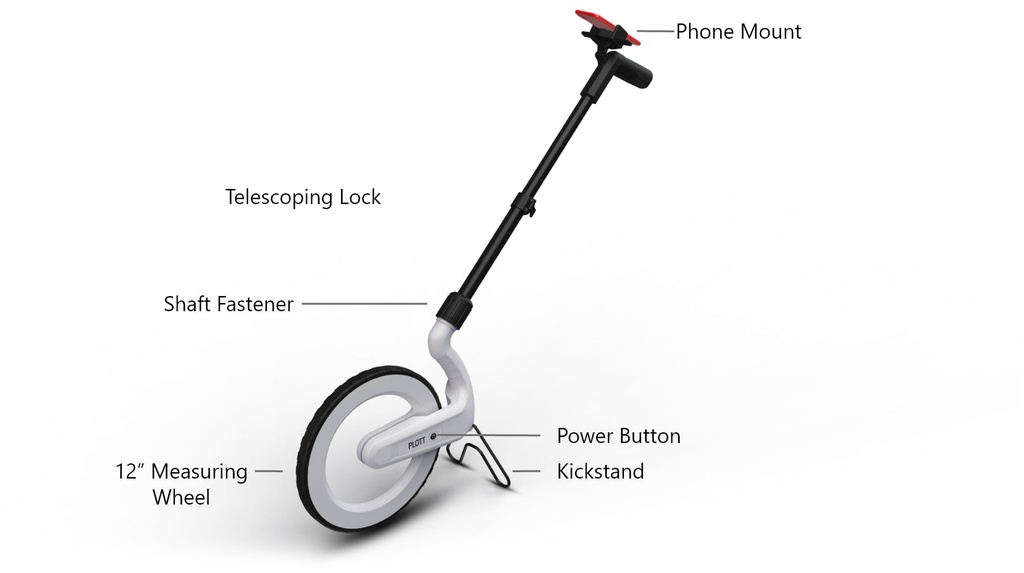 Digital Mapping Wheel - Measure & Map in Real Time