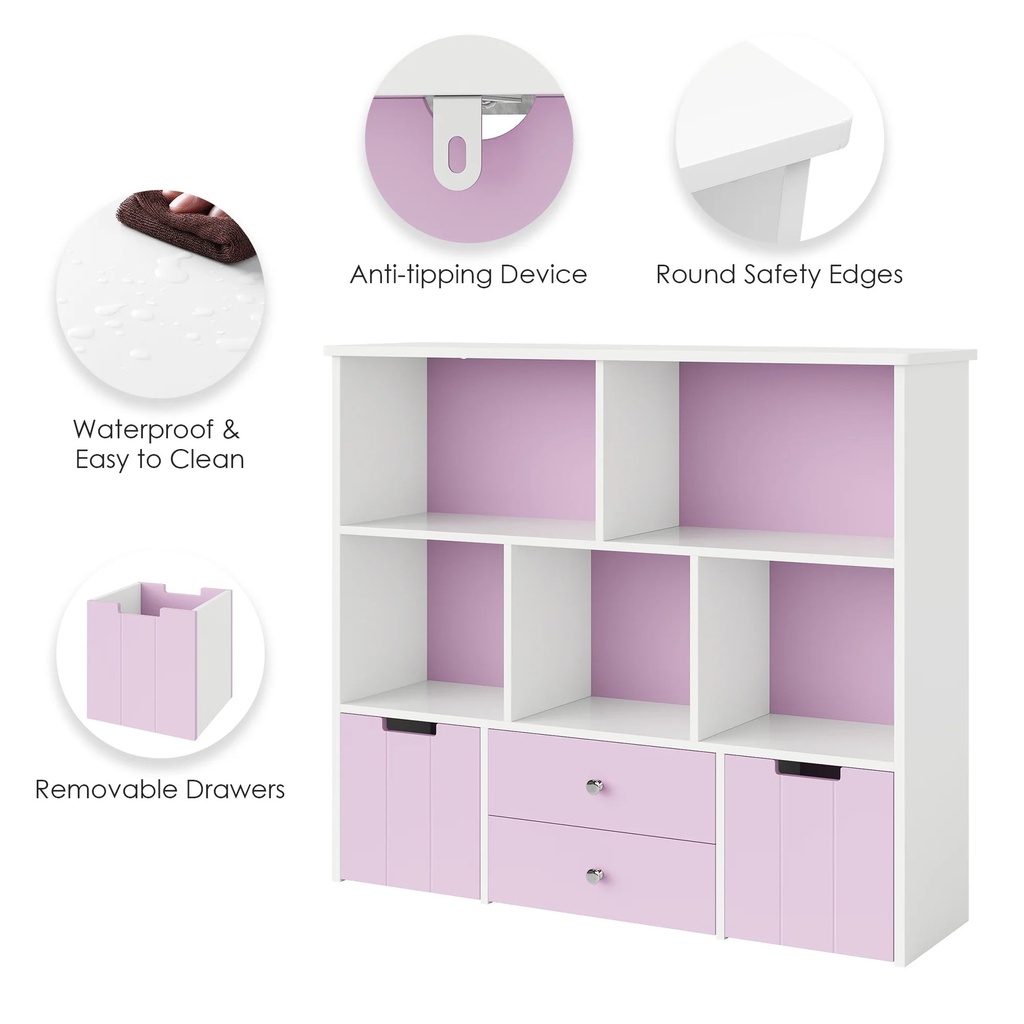 homfa-kids-toy-storage-organizer-5-cubby-children-bookcase-and-bookshelf-with-4-drawer-on-wheels-for-playroom-nursery-school-pinkish-white-05-b8de0ce2e1e7dfddf06abd1a614fe343.jpg