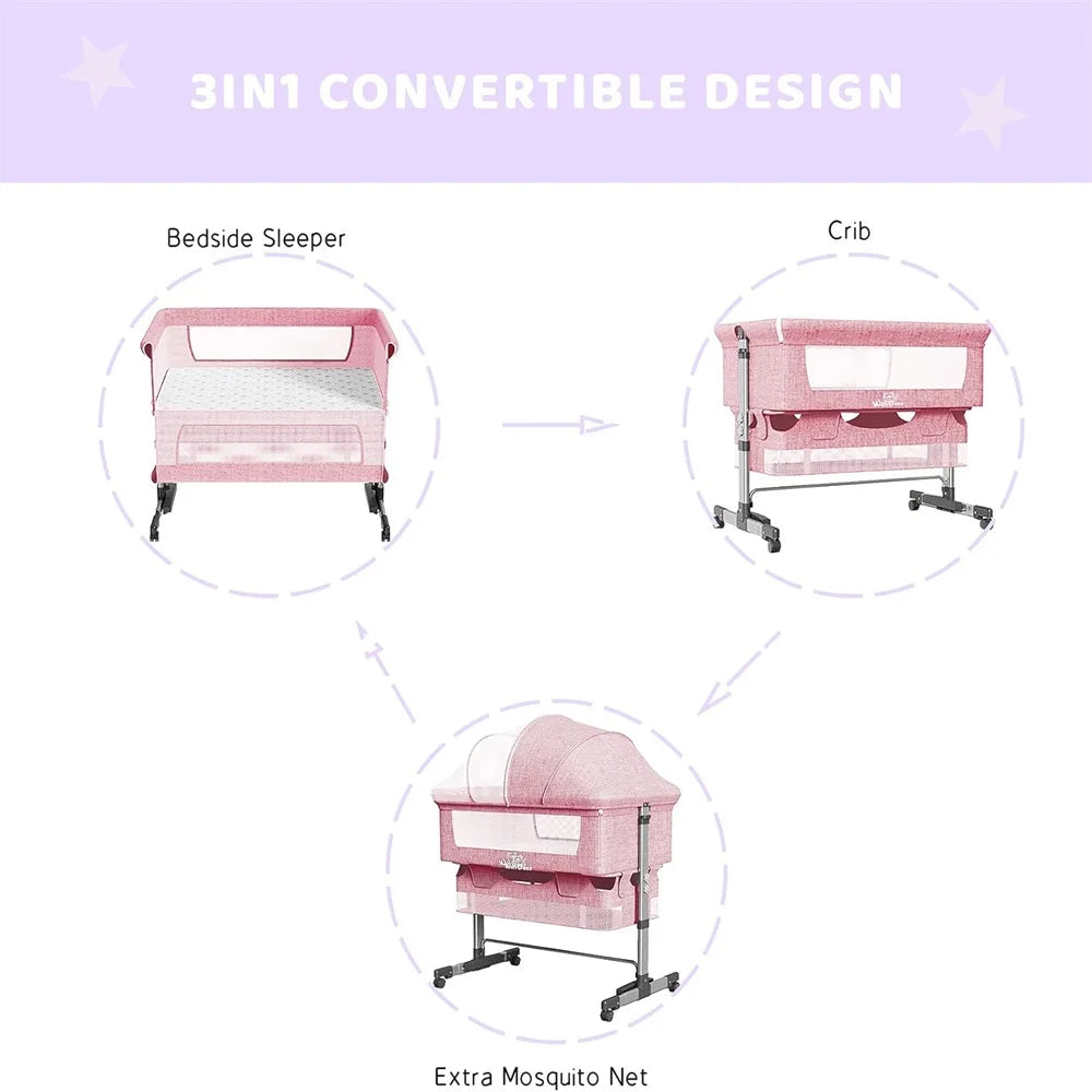 tcbosik-bedside-crib-for-baby-3-in-1-bassinet-with-mosquito-nets-large-storage-bag-comfortable-mattresses-and-lockable-wheels-adjustable-portable-beside-bassinet-bassinet-bedding-set-pink-07-259cbe06c5ff1272259396b4d2d71958.jpg