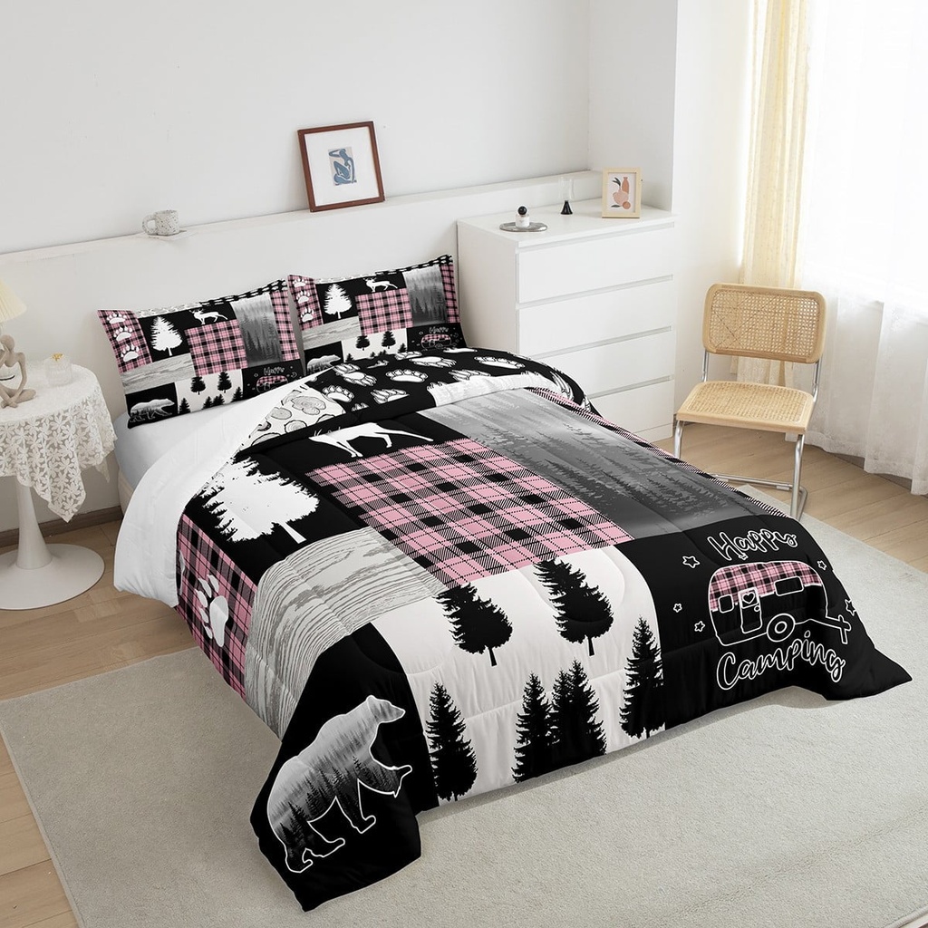 hunting-deer-bear-comforter-set-twin-woodland-animal-rustic-cabin-bedding-set-for-girls-kids-pink-buffalo-plaid-patchwork-down-comforter-rv-camping-decor-cowboy-jungle-pine-tree-quilt-02-a98cfd048b4b019891da9fb648526c14.jpg
