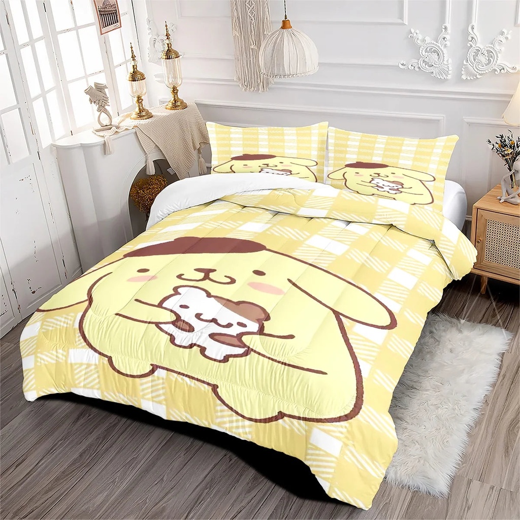 cartoon-pudding-dog-yellow-plaid-3-piece-comforter-set-full-size-duvet-with-2-pillowcases-pompompurin-print-bedding-100-microfiber-02-72117219590021410e1886119b481af4.jpg