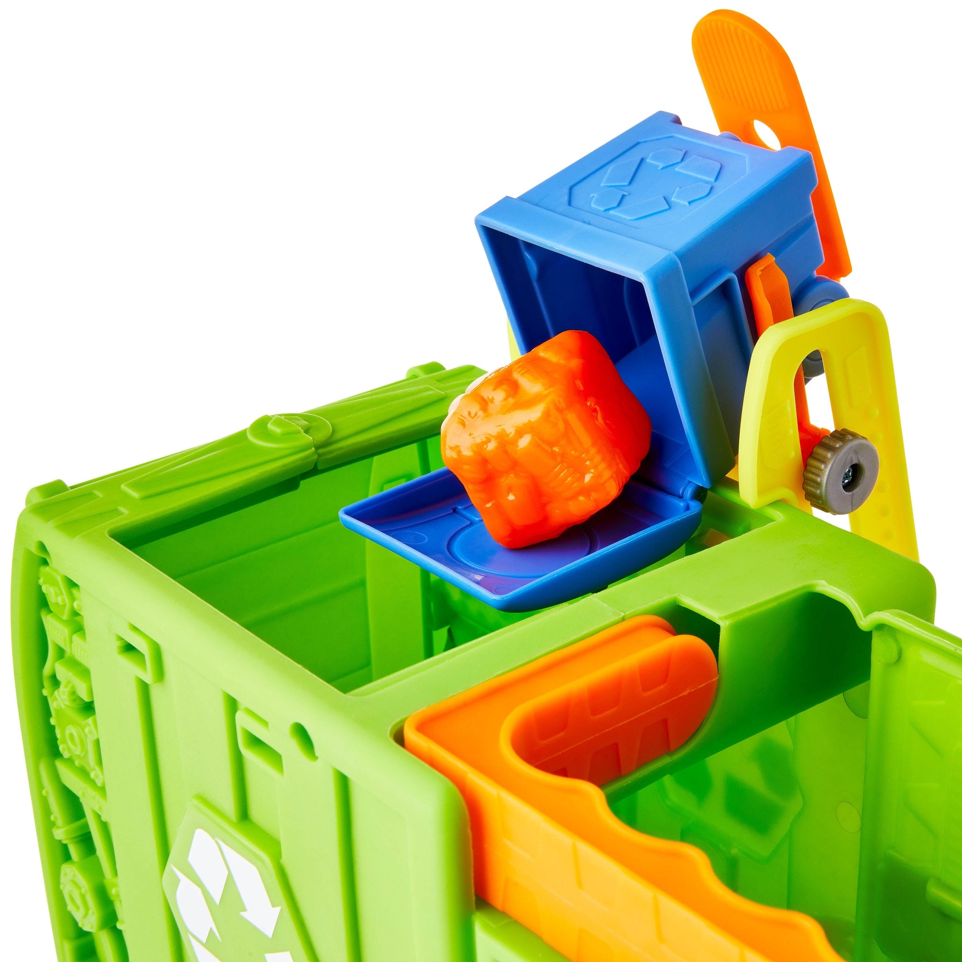 Kid Connection Recycling Truck Play Set - 16 Pieces with Lights