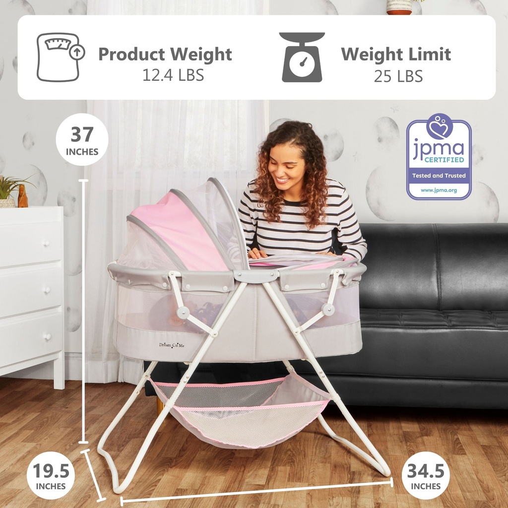 dream-on-me-karley-bassinet-in-pink-and-grey-quick-fold-and-easy-to-carry-large-storage-basket-04-369767d3-1a56-4baf-b277-1b701f82e17c.e711a66e88536abbc570239d15d29949.jpg